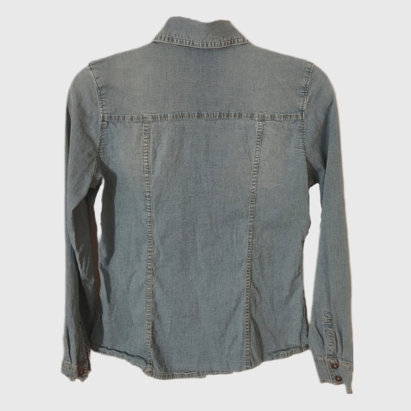 Guess Denim Western Button Down Shirt - Small - Picture 3 of 6